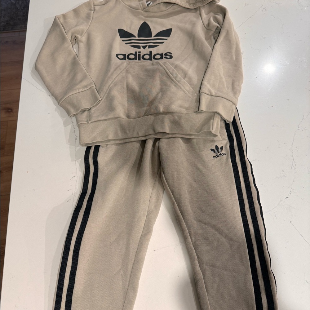 Kids Adidas sweatpants and sweatshirt